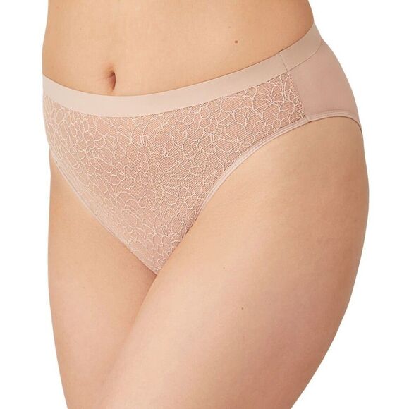 Wacoal All Edge Panty Women's Large Roebuck High Rise Cut Underwear ERK1079 - Picture 2 of 6